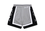  Mitchell & Ness X Mastermind Mesh Shorts Grey Black 