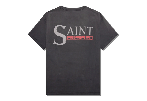  Saint Michael We Live Hell Tee Black 