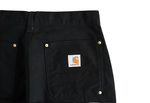  Carhartt Duck Canvas Double Knee Black Work Pants 