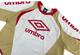  VINTAGE 90S UMBRO JERSEYS WHITE RED 