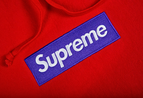  Supreme Box Logo Hooded Sweatshirt (FW17) Red 