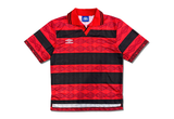  Vintage 90s Umbro Jersey Red Black 
