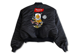  The Air Saigon® x T.P.C MA-1 "ROCKET TO THE AIR" Bomber Jacket Black 