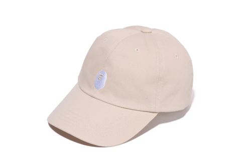  A BATHING APE Ladies' BAPE Happy New Year Ape Head Panel Cap Beige 2024 