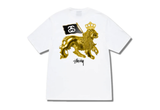 Stussy Gold Lion White Tee 