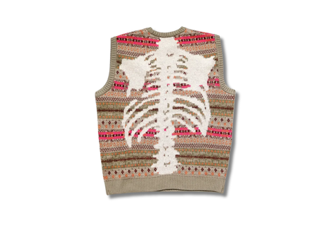  Kapital Pink Bone Knit Gile 