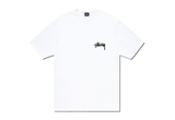  Stussy Burning Stock Tee White 