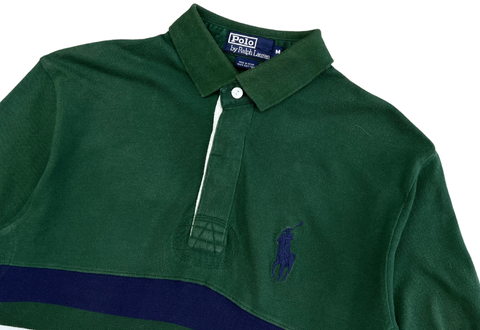  Polo Ralph Lauren Rugby Stripe Polo Shirt Green 