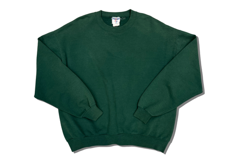  Vintage Jerzees Sweater Crewneck Green 