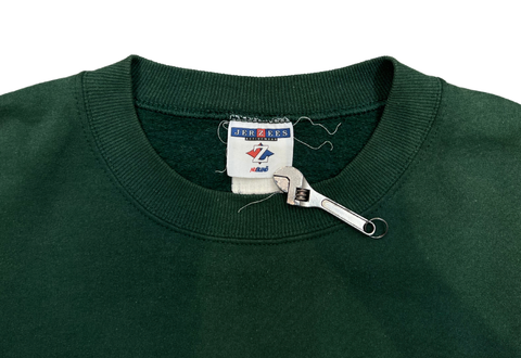  Vintage Jerzees Sweater Crewneck Green 