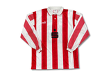  Vintage 90s Puma Football Jersey L/S White Red 