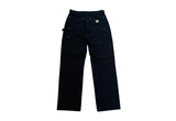  Carhartt Duck Canvas Double Knee Black Work Pants 