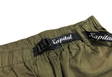  Kapital Shorts Yellow Smiley Rainy Shorts Olive Yellow 