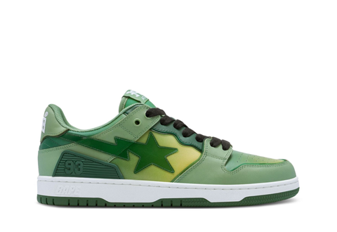  A Bathing Ape Bape SK8 Sta Green Gradation 