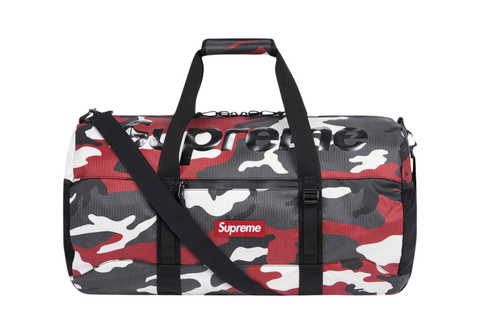  Supreme Duffle Bag Red Camo (SS21) 