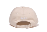  A BATHING APE Ladies' BAPE Happy New Year Ape Head Panel Cap Beige 2024 