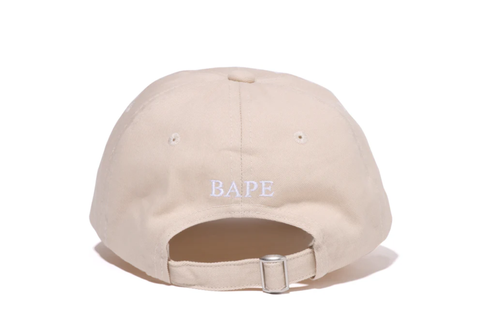  A BATHING APE Ladies' BAPE Happy New Year Ape Head Panel Cap Beige 2024 
