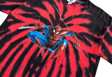  Vintage Universal Studios Spider-Man Tie Dye Black Red 