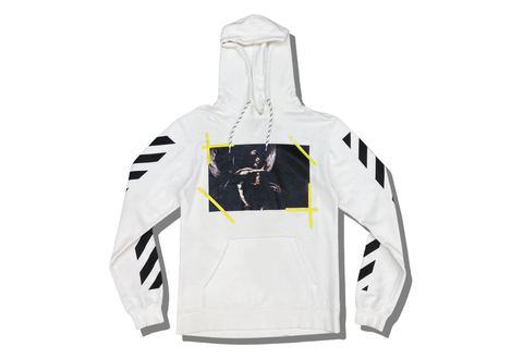  OFF-WHITE FW22 Arrow Caravaggio Hoodie White 