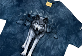  Vintage The Mountain Wolf Blue Tie Dye Tee Blue 