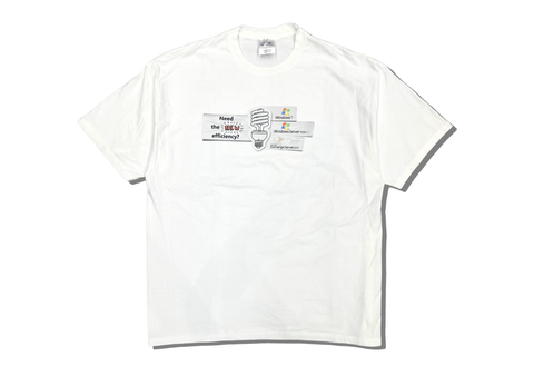  Vintage Port and Company "Need the NEW efficciency" Tee White 