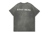  Saint Michael High Street Burning Dollar Print Tee Grey 
