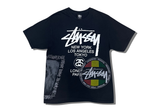 Vintage Stussy Reggae Screen Laura Charter Tee Black 