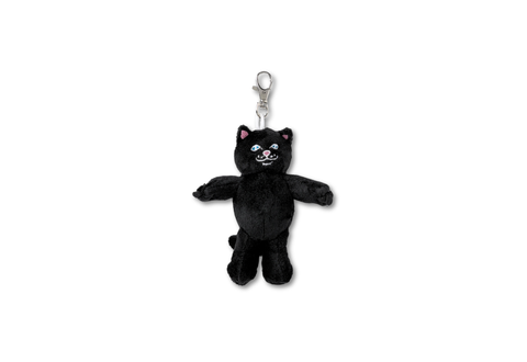  RIPNDIP LORD JERMAL PLUSH KEYCHAIN BLACK 
