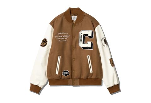  Carhartt WIP Brown Ducks Bomber Jacket 