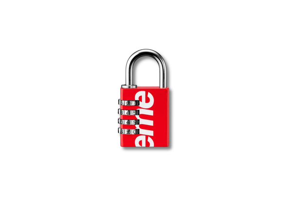  Supreme Masterlock Numeric Lock Red 