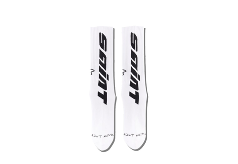  Saint Michael Angle Socks White 