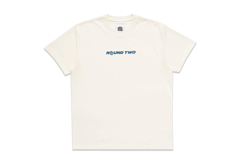  Round Two Natural Logo Tee White 