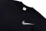  Vintage 90s Nike Distressed Swoosh Faded Tee Black 