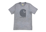  Carhartt Relaxed Fit Big Logo Tee Grey 