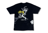  Vintage Stussy Twist To Da Smooth Groove Tee Black 