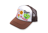  KNOWWHERE YOUR LOVE IS KING TRUCKER CAP BROWN 