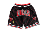  Just Don Chicago Bulls Basketball Shorts Alternate Black 1997-98 