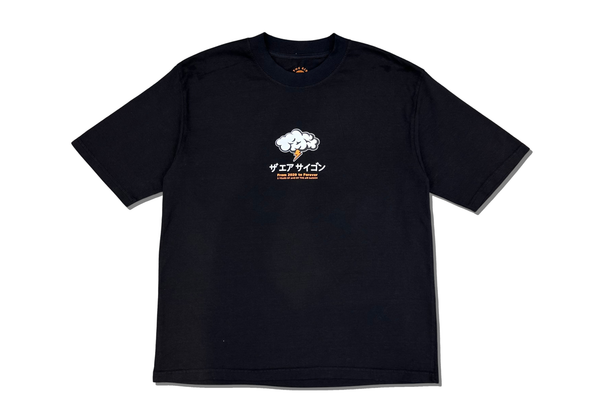  The Air Saigon 5-year AMD Anniversary Merchandise | Head Is In The Air Black Tee | Artwork by VietMax 