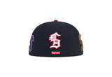  Supreme x New Era S Logo New Era Fitted Navy Hat 