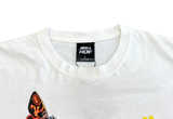  HUF x Godzilla Mothra Tee White 