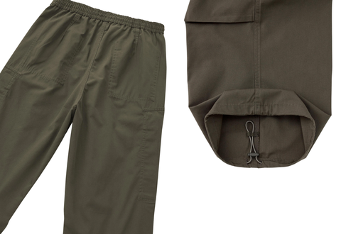  GU Super Wide Cargo Pants Dark Green 