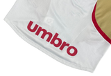  VINTAGE 90S UMBRO JERSEYS WHITE RED 