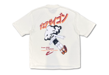  The Air Saigon 5-year AMD Anniversary Merchandise | Head Is In The Air Kream Tee | Artwork by VietMax 