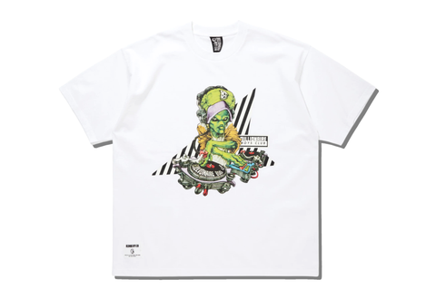  BILLIONAIRE BOYS CLUB COTTON MUSIC TEE WHITE 