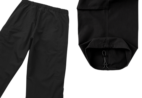  GU Super Wide Cargo Pants Black 