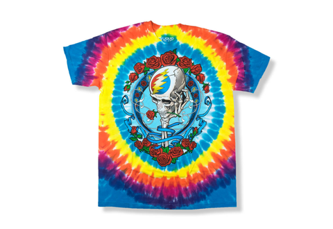  Grateful Dead Never Dead Tie-Dye T-Shirt 