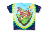  Grateful Dead Bi-Plane Bears Tie-Dye T-Shirt 