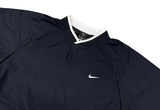  Vintage Nike Golf Embroidered Logo Henley Tee Black 