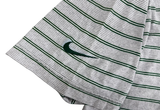  Vintage 90s Nike Tennis Polo Stripes Shirt Grey Green 