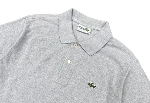 Vintage Lacoste Classic Pique S/s Polo Shirt Gray 